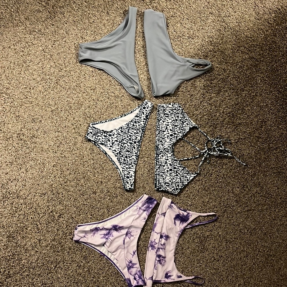 3 Shein bikinis size medium